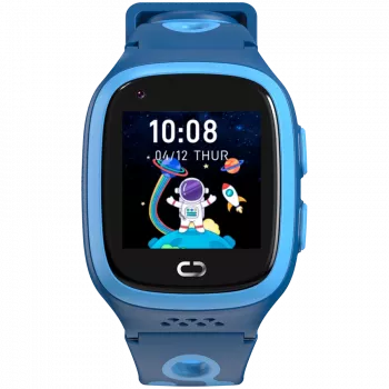 Canyon bērnu pulkstenis ZEFIR KW-49 E-SIM 4G GPS WiFi Video Mūzika Spēles Angļu valodas apguve, Zils
