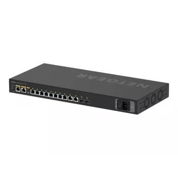NETGEAR M4250-10G2XF-PoE+ pārvaldāms L2/L3 Gigabit Ethernet (10/100/1000) ar barošanu caur Ethernet (PoE) 1U, melns