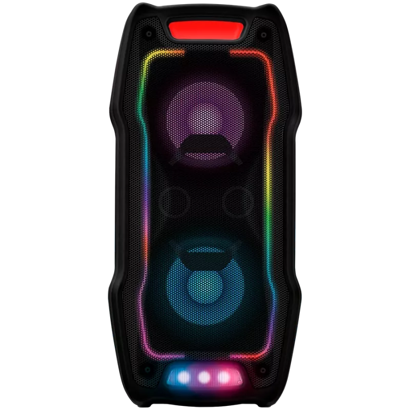 Skaļrunis SVEN PS-730, melns (100W, TWS, Bluetooth, FM, USB, microSD, LED displejs, 4400 mA*h)