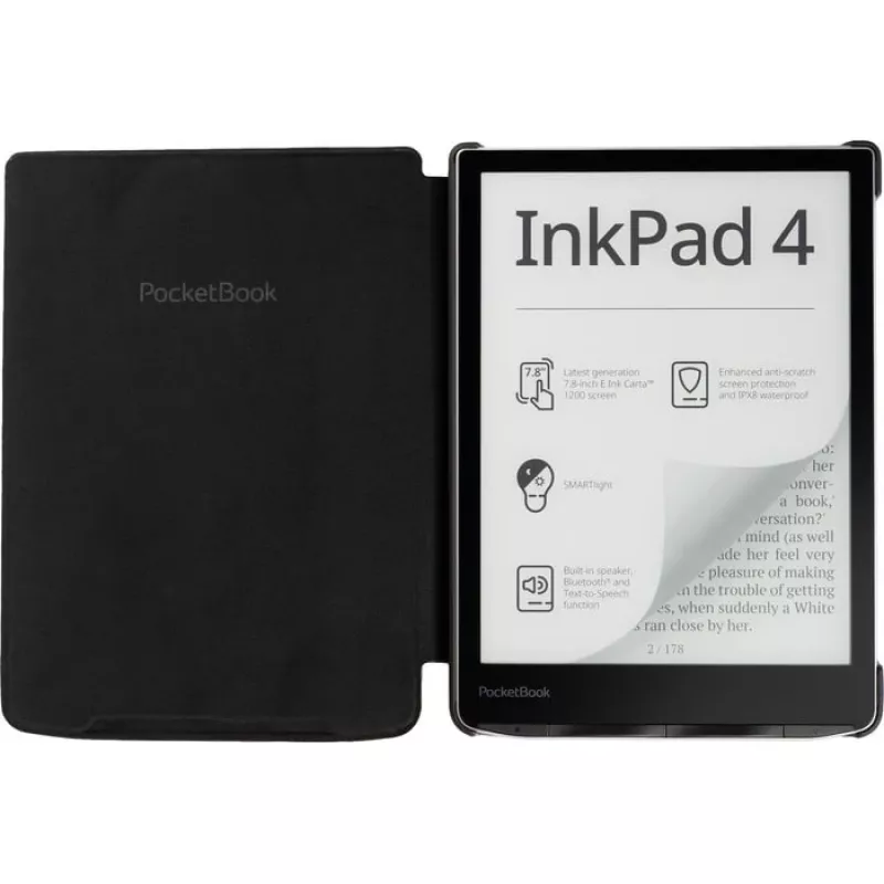 Planšetdatora maciņš PocketBook H-S-743-CL-WW 7,8 collu ierīcēm, caurspīdīgs aizsargvāciņš