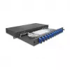 DeLOCK optisko šķiedru sadales kaste 67006 Melns Metāla 482x220x44mm