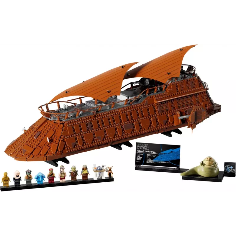 LEGO Star Wars komplekts Jabba's Barge 75397 — 3943 gabali, 11 minifigūras, vecums 18+