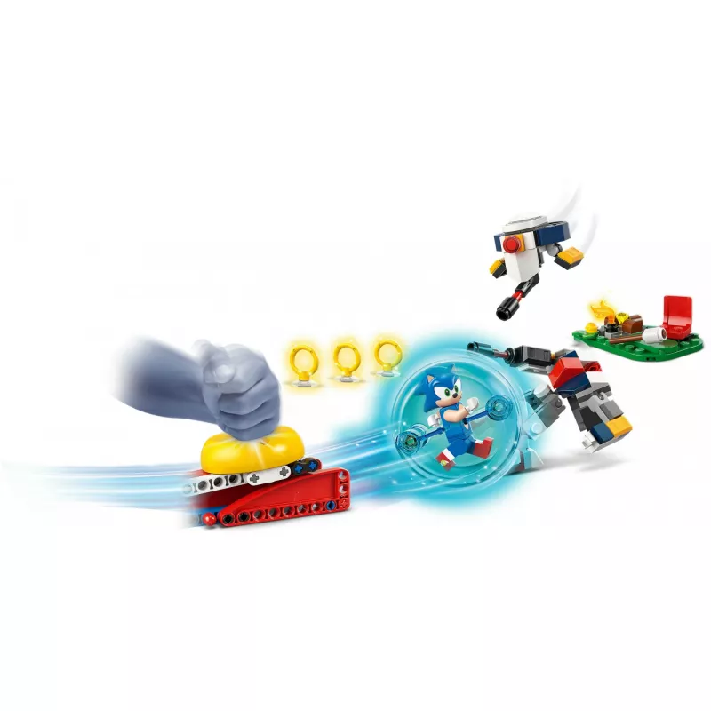 Konstruktors LEGO Sonic the Hedgehog 77001 Campfire Showdown, 177 daļas, 1 minifigūriņa, vecums 7+