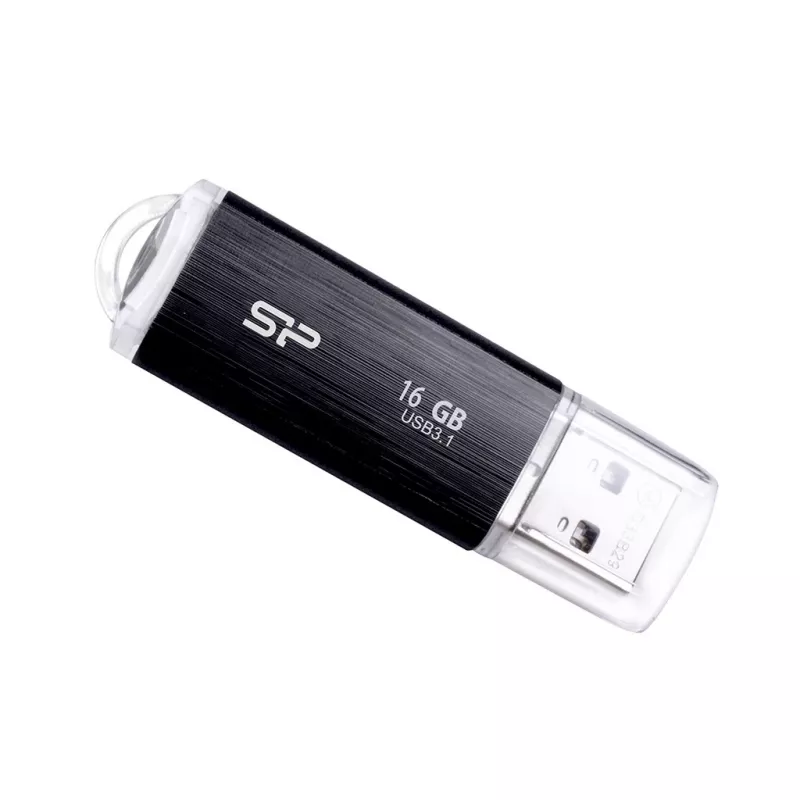 SILICON POWER Blaze B02 USB zibatmiņa 16 GB USB Type-A 3.2 Gen 1 (SP016GBUF3B02V1K) Melna