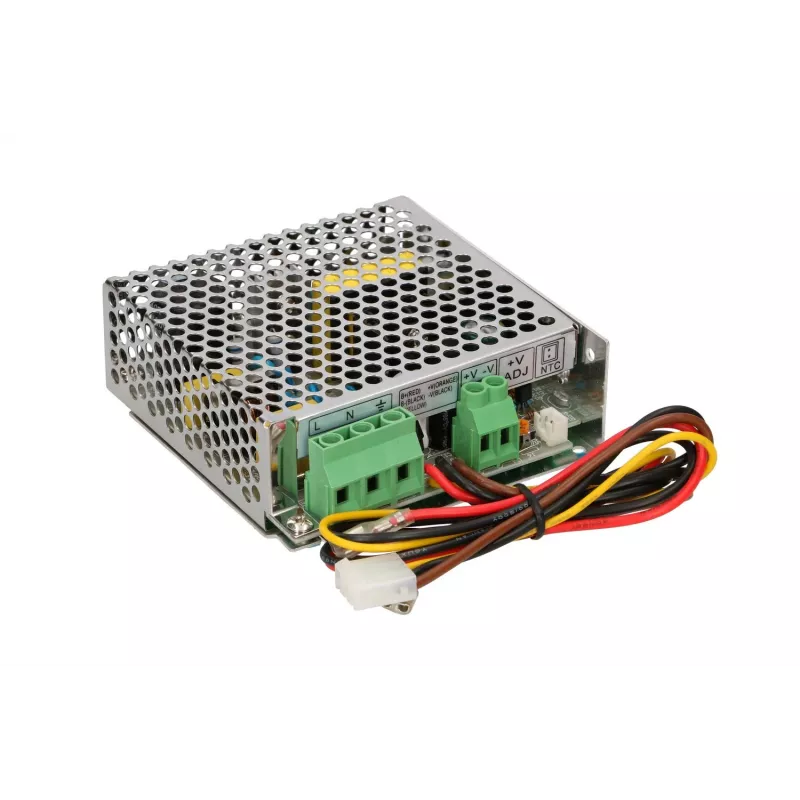 Barošanas bloks ar bateriju lādētāju Extralink SCP-35-12 13,8V 35W 12V metāla korpusā, 100–240 V maiņstrāvas ieeja