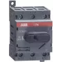 ABB OT80F3 - 3P - vadu - melna - IEC 60947-3 / UL 508 / CSA C22.2 Nr. 14 - 600 V - 52,5 mm