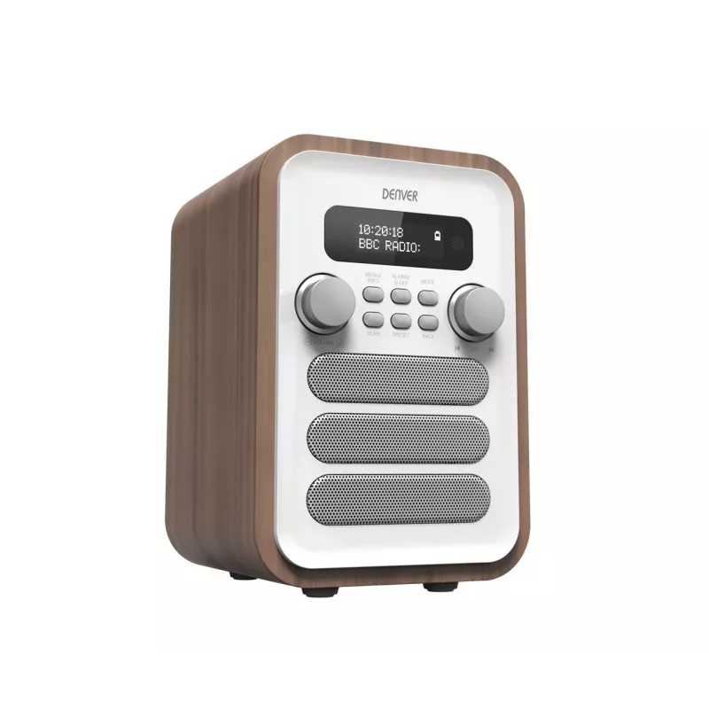 Denver DAB-48balta personīgais radio