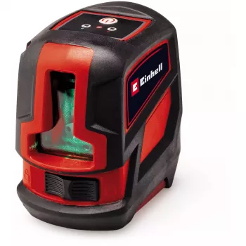 Lāzera nivelieris Einhell TC-LL 2 G — pašizlīdzinošs zaļš krusts un 360° līnija