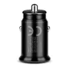 auto lādētājs everActive CC-25C 2x USB-A + USB-C, 12W, iebūvēts automašīnas USB strāvas adapteris