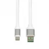 USB A uz USB C kabelis IBOX IKUMTCWQC 1,5 m, USB 2.0, 3 A, balts