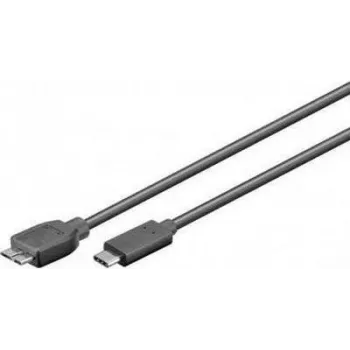 Wentronic Goobay USB 3.0 SuperSpeed kabelis > USB-C™, 1 m - USB 3.0 Mikro spraudnis (B tips) > USB-C spraudnis (67996)