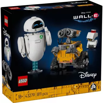 LEGO konstruktors Disney Pixar WALL·E un EVE 43279 — 811 gab., 130 mm augstums, 18+