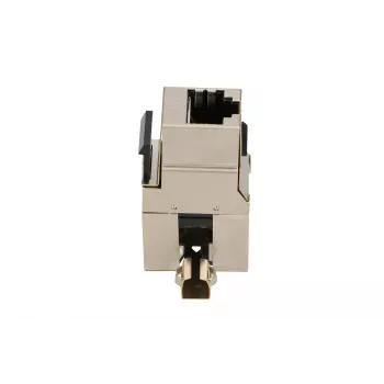Keystone ligzda Extralink CAT6 STP RJ45, sievišķā, tērauda krāsa, 1 gab.