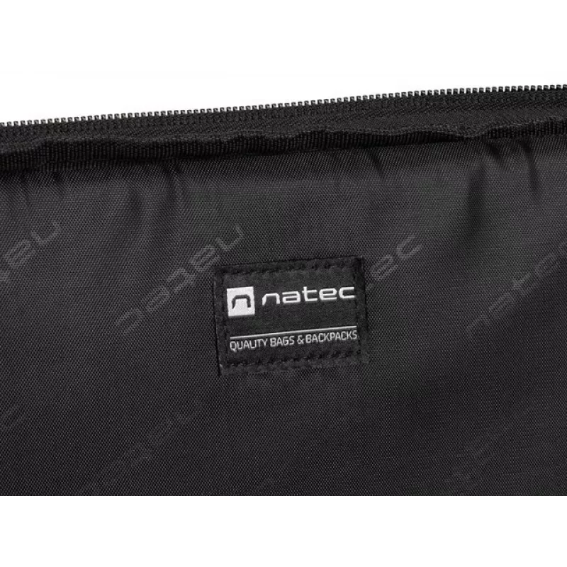 Portfelis NATEC Goa 39,6 cm (15,6 collu) klēpjdatoriem, poliesters, 1 nodalījums, plecu siksna, melns