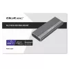 Qoltec korpuss M.2 SATA (NGFF) SSD diskam, USB-C