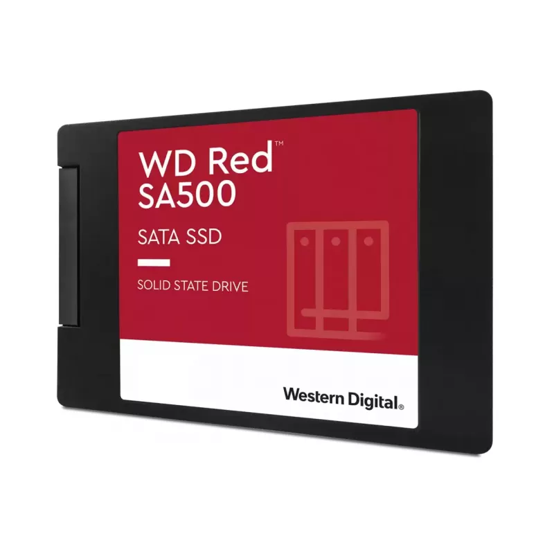 SSD disks Western Digital Red SA500 2TB 2.5 collas SATA III, 3D NAND, NAS