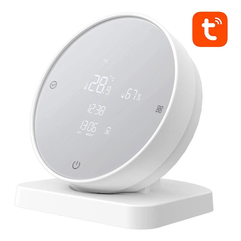 Temperatūras un mitruma sensors Avatto WHS20 ar Wi‑Fi savienojumu un mobilās lietotnes atbalstu