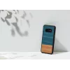 Viedtālruņa maciņš man and wood Galaxy S10e — Denim Melns aizsargapvalks
