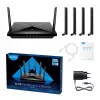 Galda bezvadu maršrutētājs Cudy P5 — Divjoslu Wi‑Fi 6, 5G Sub6, Dual NanoSIM, Gigabit Ethernet, 6 noņemamas antenas, 256 MB RAM