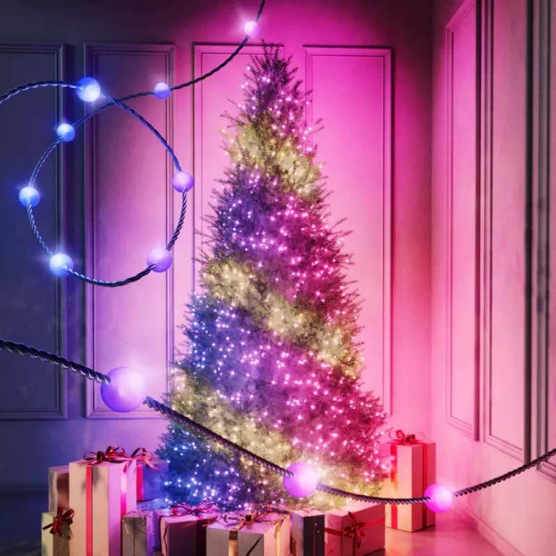 Twinkly Candies LED Ziemassvētku egles gaismas TWKP100RGB-T 6 m 100 pērļveida gaismas