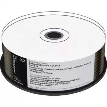 BD-R DL MediaRange 50GB 25 pack