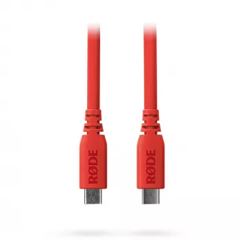 Rode SC27-R USB-C uz USB-C kabelis USB 3.2 Gen1, sarkans (2m, PD)