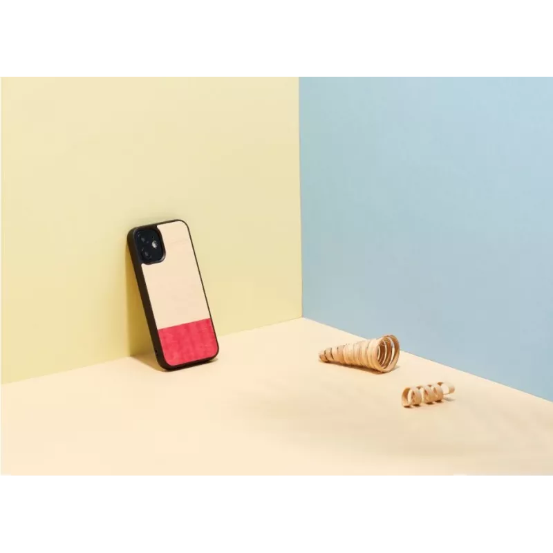 Aizsargājošs tālruņa maciņš man and wood iPhone 12 mini — melns