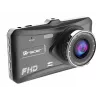 Dashcam TRACER 4TS Full HD divkanālu videoreģistrators, 2 MP galvenā, 0,4 MP salona, 140°/60° leņķi, 4 collu IPS Displejs, 150 mAh Baterija, alumīnija korpuss, palīgsistēma stāvēšanai