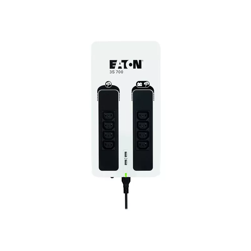 Eaton 3S700I nepārtrauktās barošanas avots (UPS) Standby (Offline) 0.7 kVA 420 W 8 AC kontaktligzdas