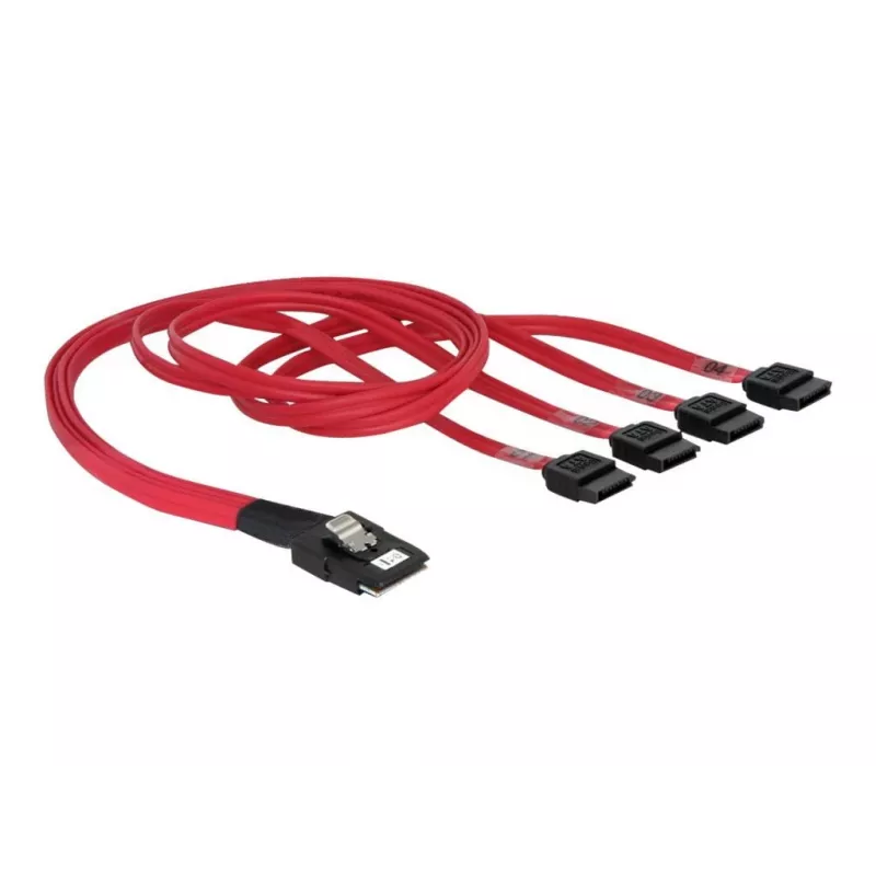 Delock - SATA-/SAS kabelis - 4 joslu - SATA (W) uz 36 PIN 4iMini MultiLane (M) - 50 cm (83057)