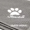 Mikrošķiedras dvielis VILEDA 172651 kaķiem un suņiem, pelēks, 650×1000 mm, poliamīds