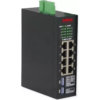 Pārvaldāms Ethernet slēdzis ROLINE 21.13.1134 — 8 portu 1 Gbps