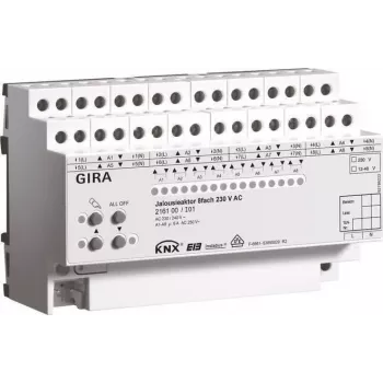GIRA izpildmehānisms 216100 KNX/EIB Jalousie 8ach 230VAC REG (216100)