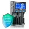 everActive UC-4200 universālais maiņstrāvas bateriju lādētājs 12V 3A, atbalsta AA/AAA/C/9V, 4 elementi, melns, iebūvēts displejs