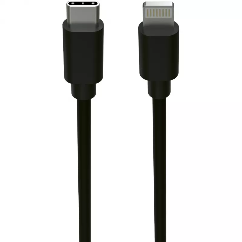 Mobilā tālruņa kabelis Ansmann 1700-0106 Melns USB C Lightning 0,12 m