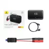 Portable charger Baseus Super Energy 6000 mAh — jump starter, LiPo 6000 mAh, 300 A start current, 150 PSI, built-in display & flashlight, USB-C + USB-A, Melns