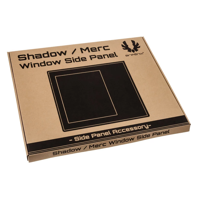 Side panel BitFenix BFC-SDO-150-KKWA-RP for Shadow series, Melns