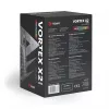 CPU dzesētājs SAVIO SAVGCOVORTEXX2ARGB ar 4 siltuma caurulēm, 120 mm ARGB ventilatoru, melns