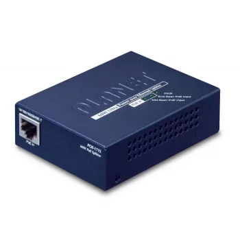 Planet POE-171S - vienas pieslēgvietas Ultra PoE sadalītājs - 10/100/1000 - (12V/19V/24V) (POE-171S)