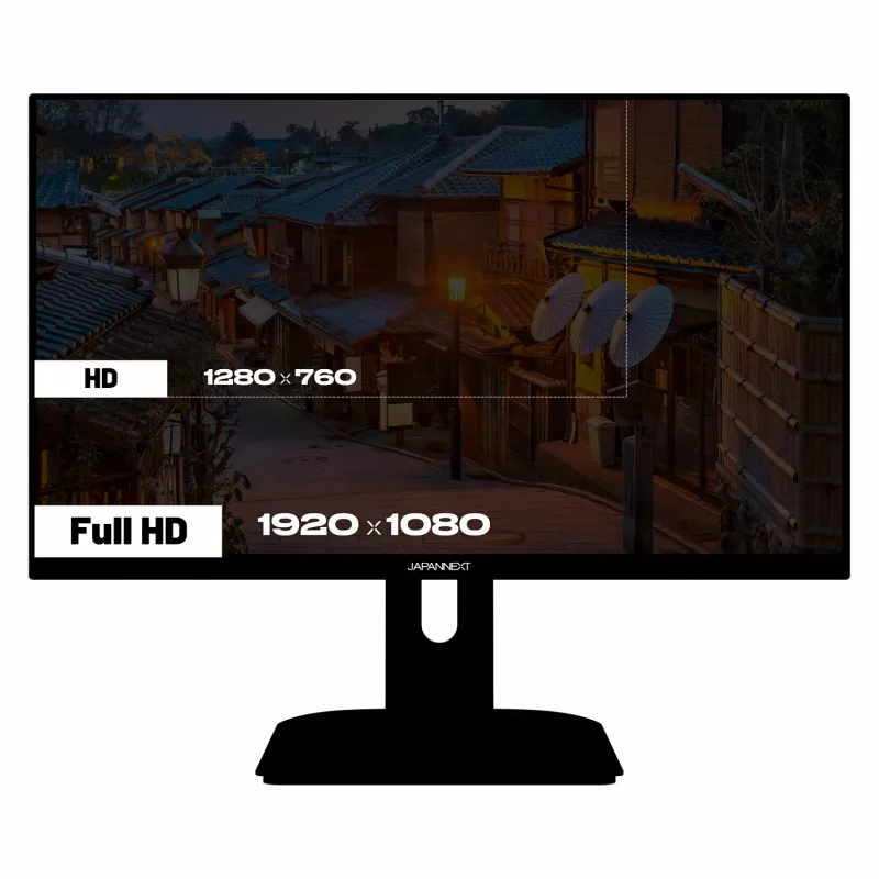 JAPANNEXT JN-IPS238FHD200F-HSP-CAMO datora monitors 61 cm (24 collas) 1920 x 1080 pikseļi Full HD LCD melns