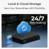 Iekštelpu IP drošības kamera Reolink E Series E330 — 4MP, 4 mm objektīvs, 84°×45° redzes lauks, 2.4/5 GHz Wi‑Fi, divvirzienu audio, cilvēku/mājdzīvnieku noteikšana