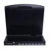 Rack konsole VALUE 26.99.0160 1U, 17 collu (43,2 cm) LCD 1280x1024, USB tastatūra/pele, melna