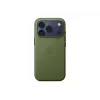 Cover Apple iPhone 17 Pro TechWoven Case ar MagSafe zaļā krāsā