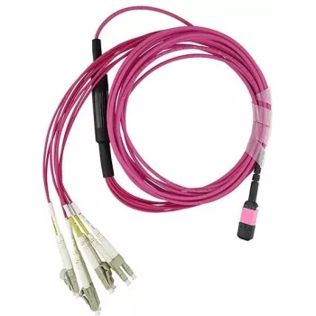 MPO-4xLC Daudzmodu OM4 komutācijas kabelis BlueOptics 470-ABPG 5 Metri
