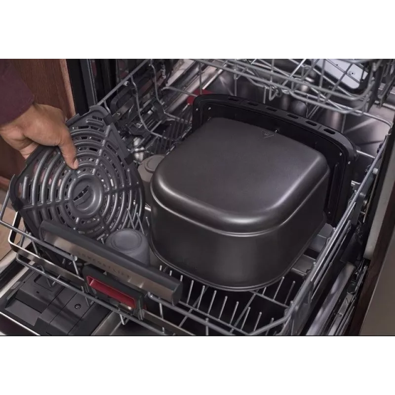 Karstā gaisa friteris AEG AAF7SB — 6,9 L, 1700 W, digitāla skārienvadība, melns