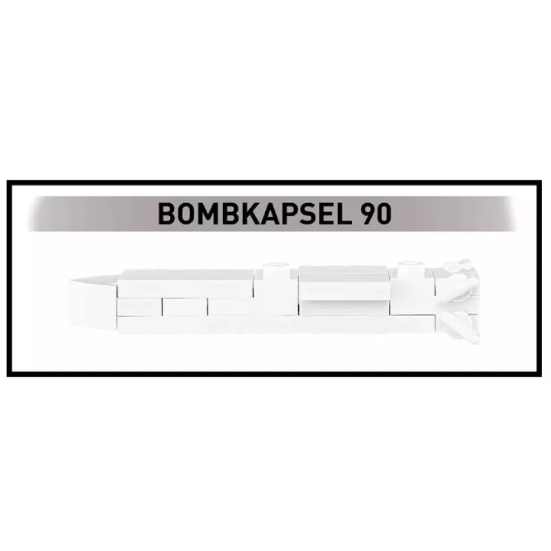 Konstruktora komplekts Cobi Blocks Saab AJS 3 Viggen 911 gab. modeļa komplekts, 911 gabali