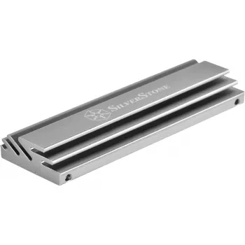 Pasīvais M.2 dzesētājs SILVERSTONE TP04 — Alumīnija radiators M.2 SSD (SST-TP04)
