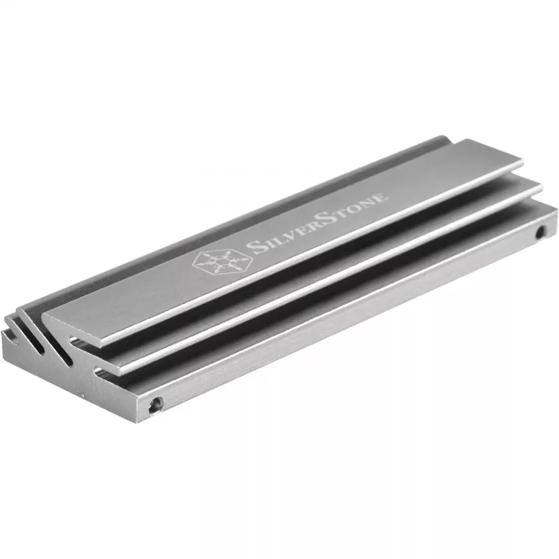 Pasīvais M.2 dzesētājs SILVERSTONE TP04 — Alumīnija radiators M.2 SSD (SST-TP04)