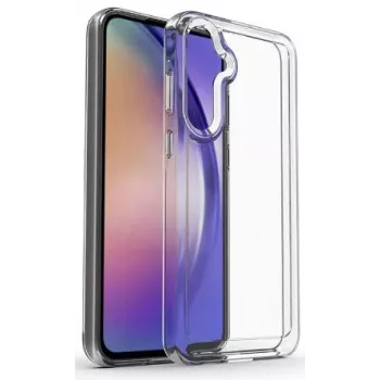 Caurspīdīgs viedtālruņa aizsargvāciņš eSTUFF, paredzēts Samsung Galaxy A26, 100% TPU, caurspīdīgs