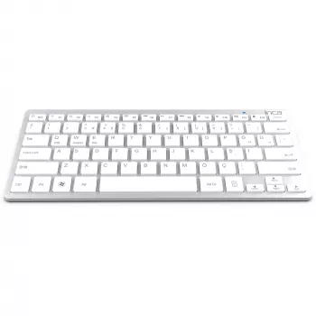 Bezvadu tastatūra Inca IBK-569BT Bluetooth 78 taustiņi Metāliski sudraba